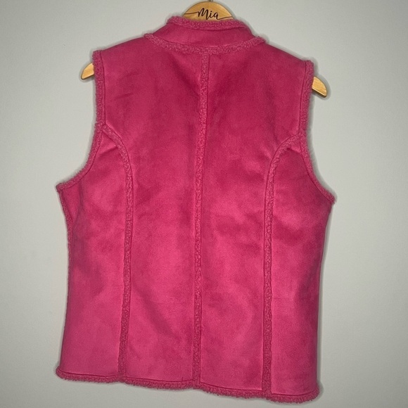 Liz Claiborne Y2K Style Vest with Sherpa Lining Large - Picture 5 of 7